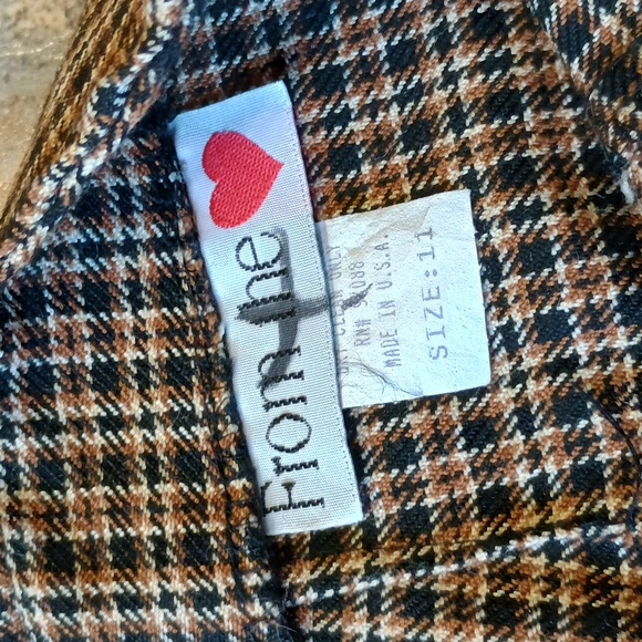 Plaid mini skirt size 11 - Picture 4 of 5